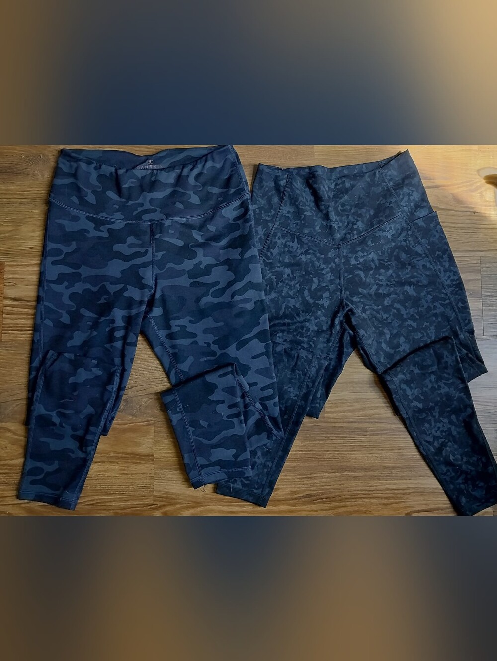 Danskin Leggings Lot of 2 - Black & Grey Camo Print